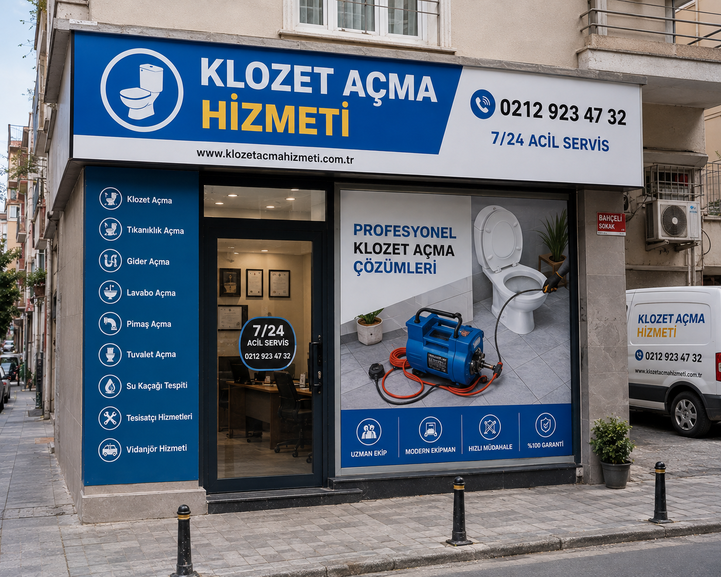 Klozet Açma Hizmeti — İstanbul Avrupa Yakası 7/24 acil tesisat ve vidanjör servis merkezi